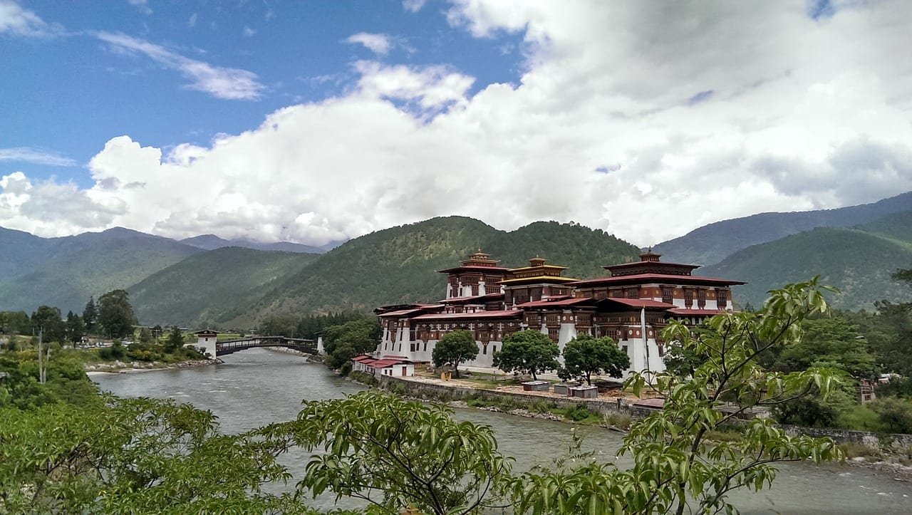 Le dzong de Punakha, au Bhoutan